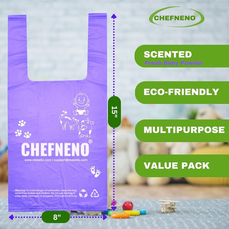 CHEFNENO Disposable Waste Disposal Bags - 500 Count - Image 2